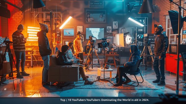 Top 10 des youtubeurs qui dominent le monde en 2024